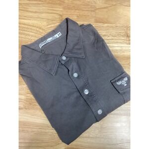 Men's Criquet Classic Players Short Sleeved Pocket Polo Gray 2XL Moose